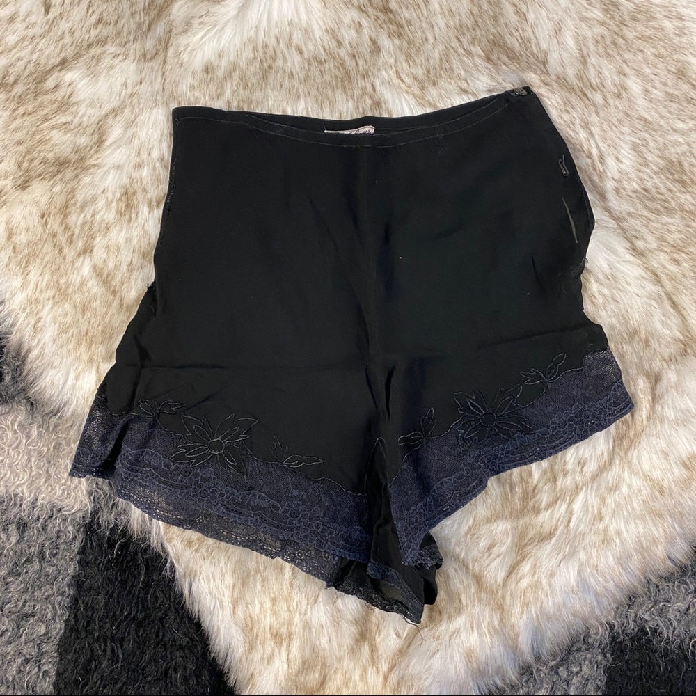 Blanche Ralph Montenero black high rise shorts xs